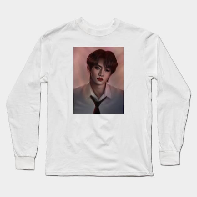 Dreamy Lee Know Long Sleeve T-Shirt by noirglare